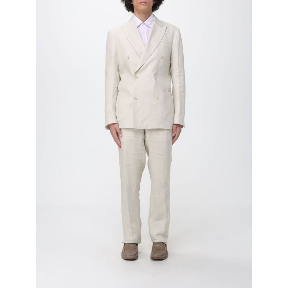 Lardini Suit Men Beige